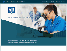 Tablet Screenshot of hjf.org